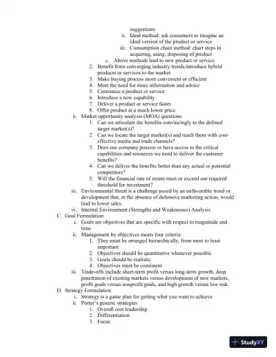 Class Notes for Framework for Marketing Management, 6th Edition - Page 15 preview image