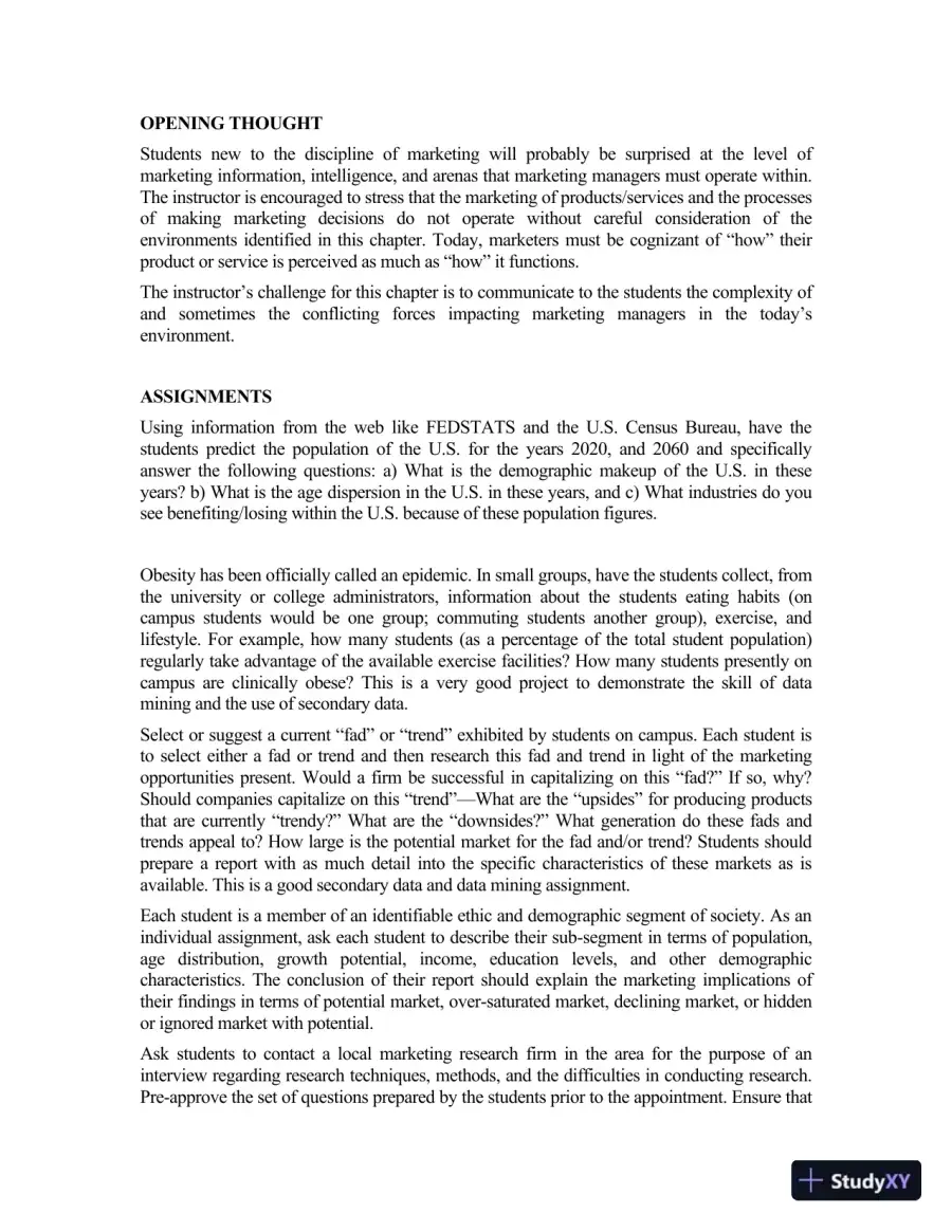 Class Notes for Framework for Marketing Management, 6th Edition, page 19