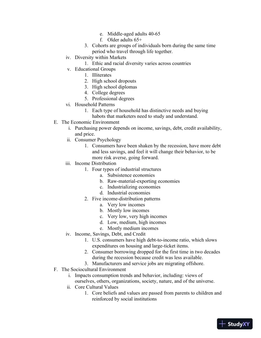 Class Notes for Framework for Marketing Management, 6th Edition, page 25