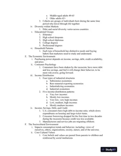 Class Notes for Framework for Marketing Management, 6th Edition - Page 25 preview image