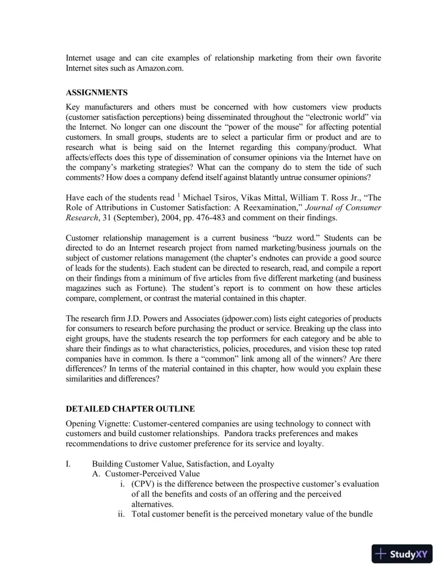 Class Notes for Framework for Marketing Management, 6th Edition, page 28