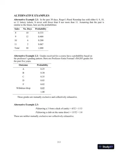 Quantitative Analysis for Management, Global 13th Edition Solution Manual - Page 11 preview image