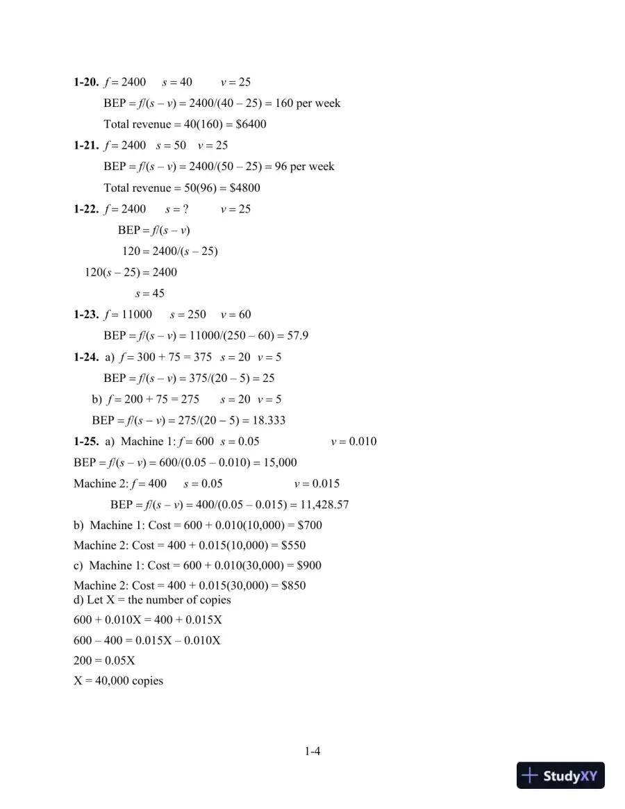 Quantitative Analysis for Management, Global 13th Edition Solution Manual, page 5