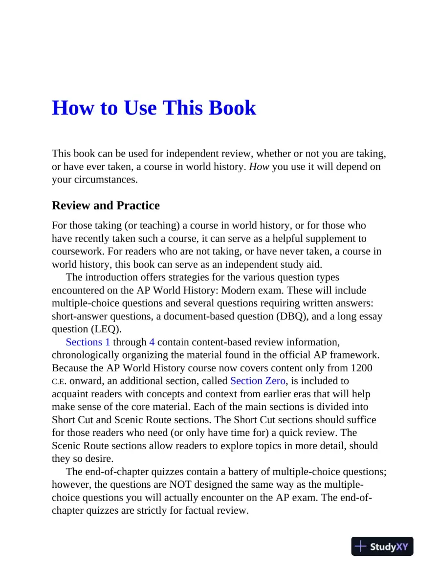 AP World History: Modern Premium, 2024: 5 Practice Tests + Comprehensive Review (2024), page 16