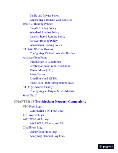 AWS Certified SysOps Administrator - Associate SOA-C02 Exam Cram (2022) - Page 20 preview image