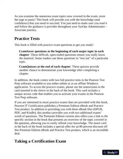 AWS Certified SysOps Administrator - Associate SOA-C02 Exam Cram (2022) - Page 31 preview image