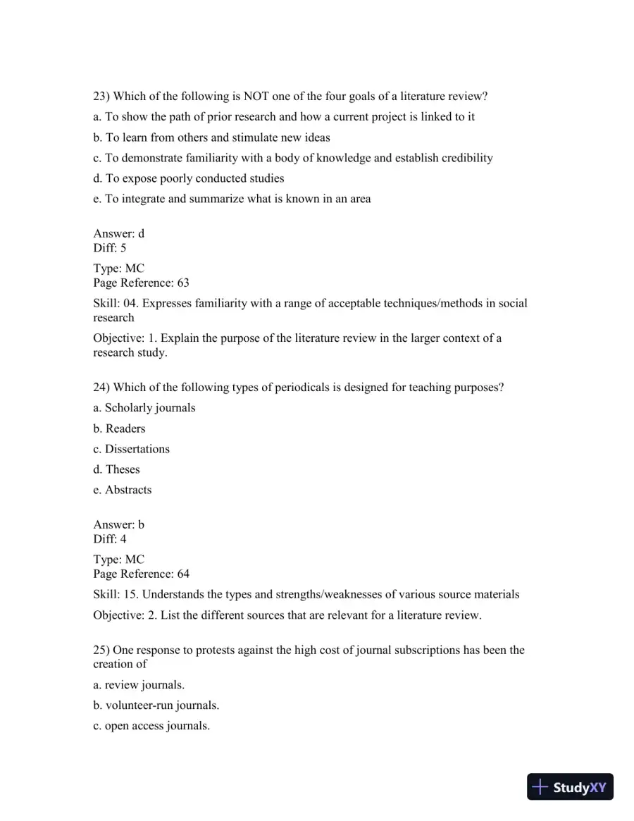 Basics Of Social Research, Fourth Canadian Edition Test Bank, page 14