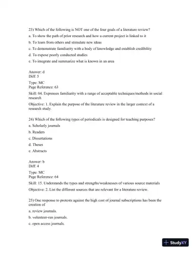 Basics Of Social Research, Fourth Canadian Edition Test Bank - Page 14 preview image