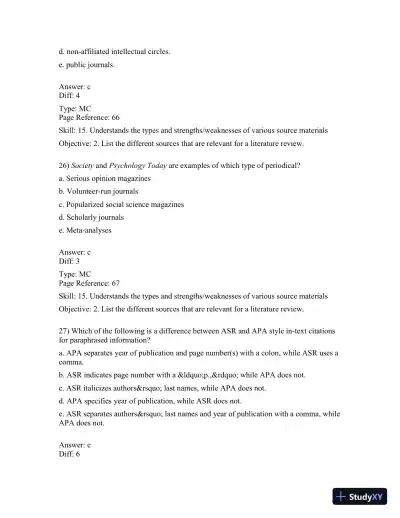 Basics Of Social Research, Fourth Canadian Edition Test Bank - Page 15 preview image