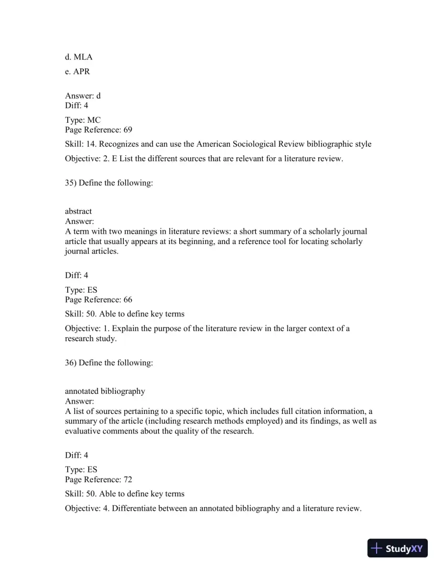 Basics Of Social Research, Fourth Canadian Edition Test Bank, page 19