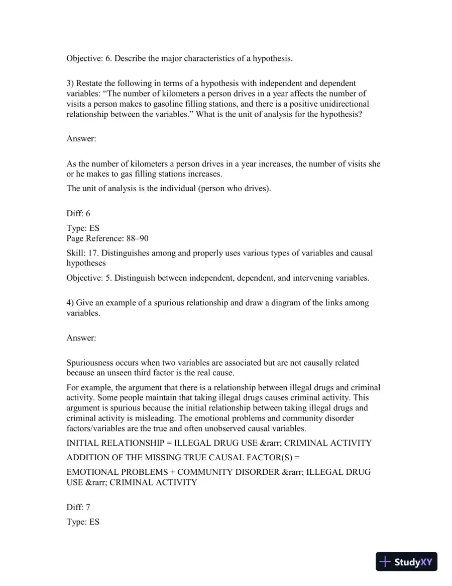 Basics Of Social Research, Fourth Canadian Edition Test Bank, page 26