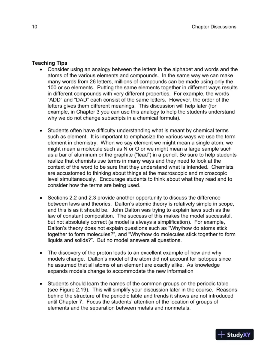 Solution Manual for Chemistry , 10th Edition, page 10