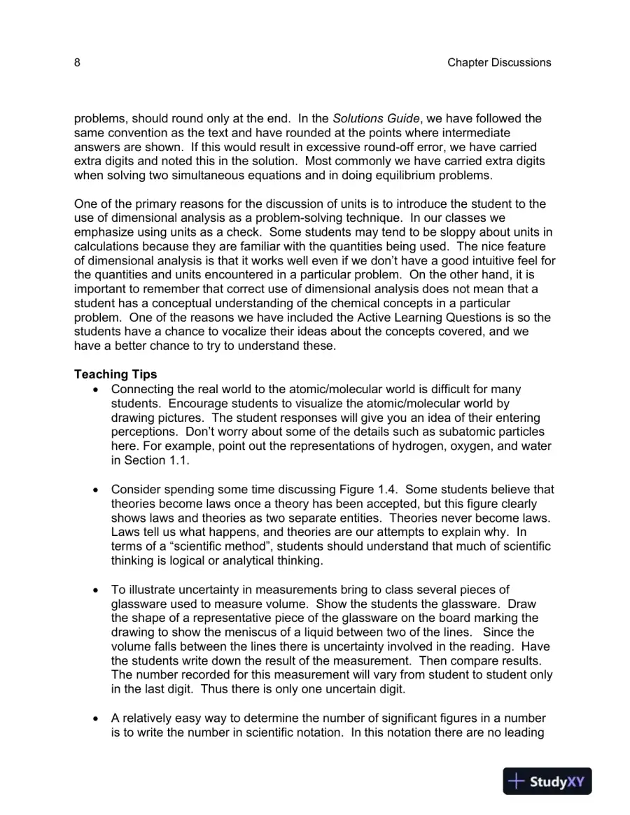 Solution Manual for Chemistry , 10th Edition, page 8