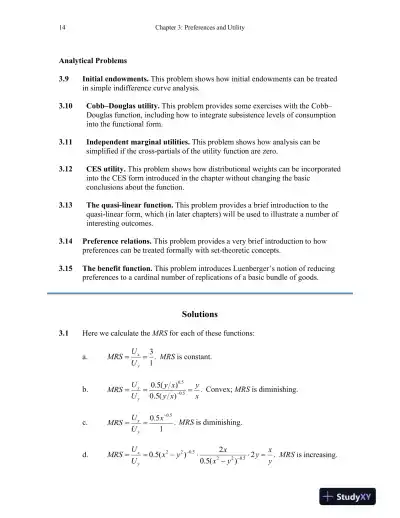 Microeconomic Theory: Basic Principles and Extensions , 12th Edition Solution Manual - Page 16 preview image