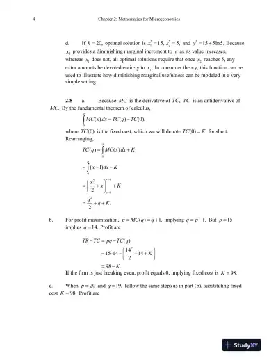 Microeconomic Theory: Basic Principles and Extensions , 12th Edition Solution Manual - Page 6 preview image