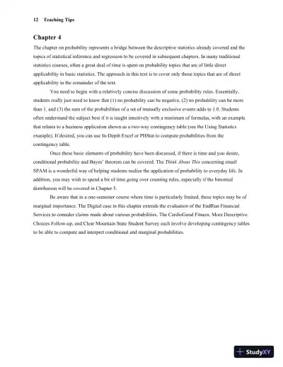 Solution Manual for Business Statistics: A First Course, 8th Edition - Page 11 preview image