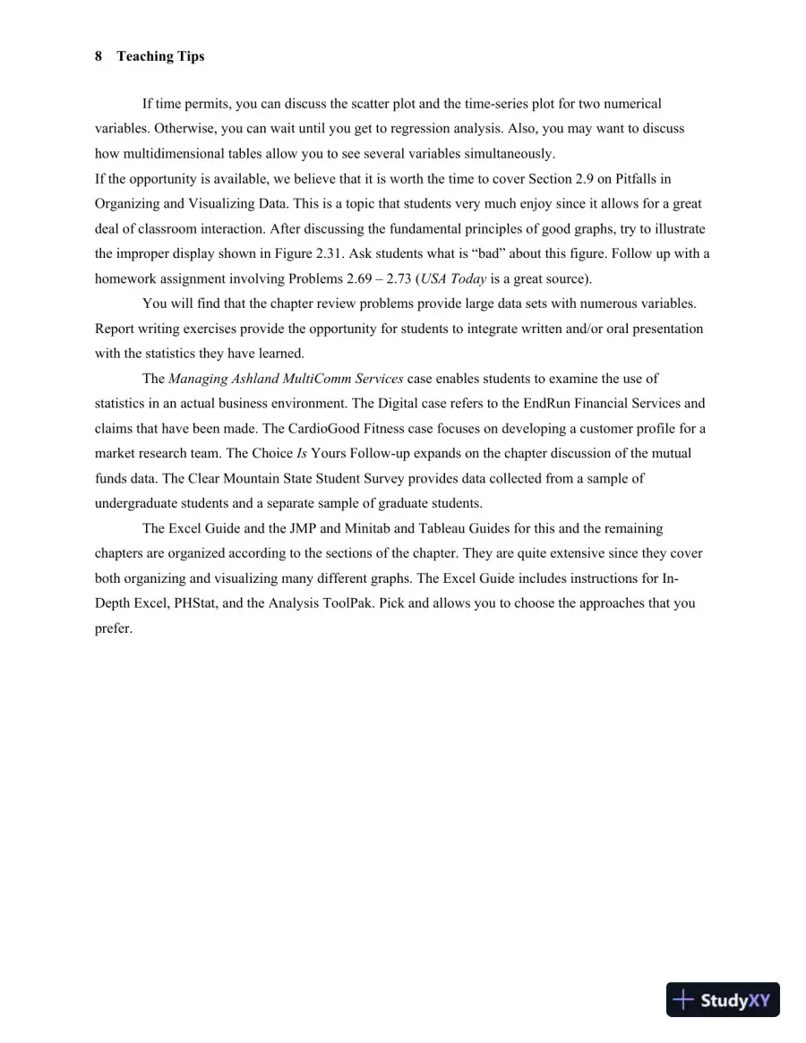 Solution Manual for Business Statistics: A First Course, 8th Edition, page 7