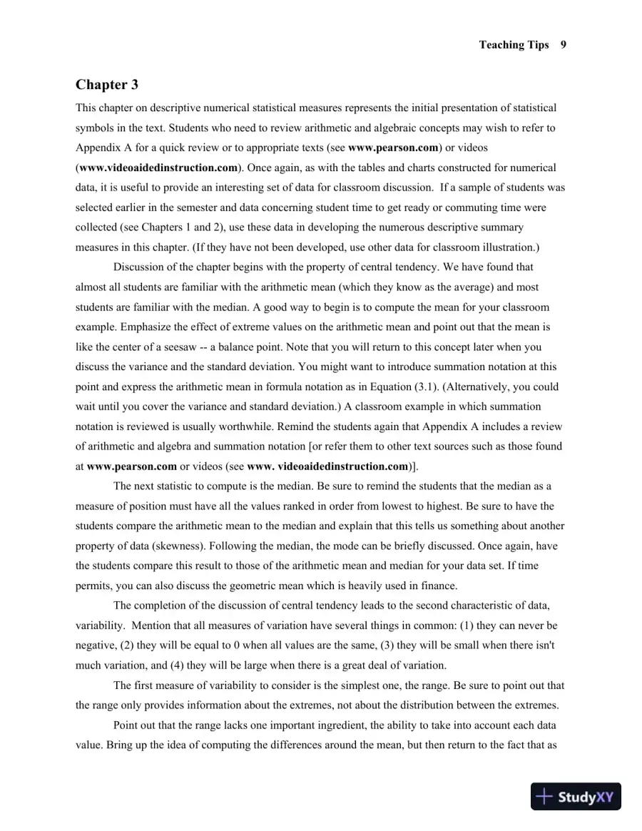 Solution Manual for Business Statistics: A First Course, 8th Edition, page 8