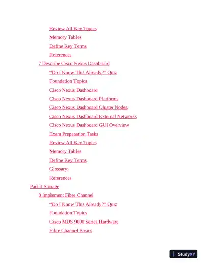 CCNP and CCIE Data Center Core DCCOR 350-601 2nd Ed Official Cert Guide (2024) - Page 24 preview image