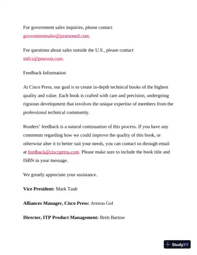 CCNP and CCIE Data Center Core DCCOR 350-601 2nd Ed Official Cert Guide (2024) - Page 7 preview image