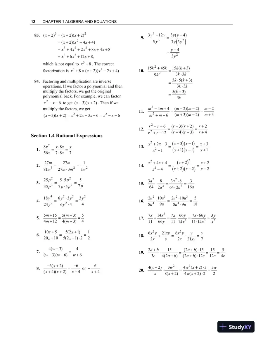 Solution Manual for Finite Mathematics with Applications In the Management, Natural, and Social Sciences, 12th Edition, page 15