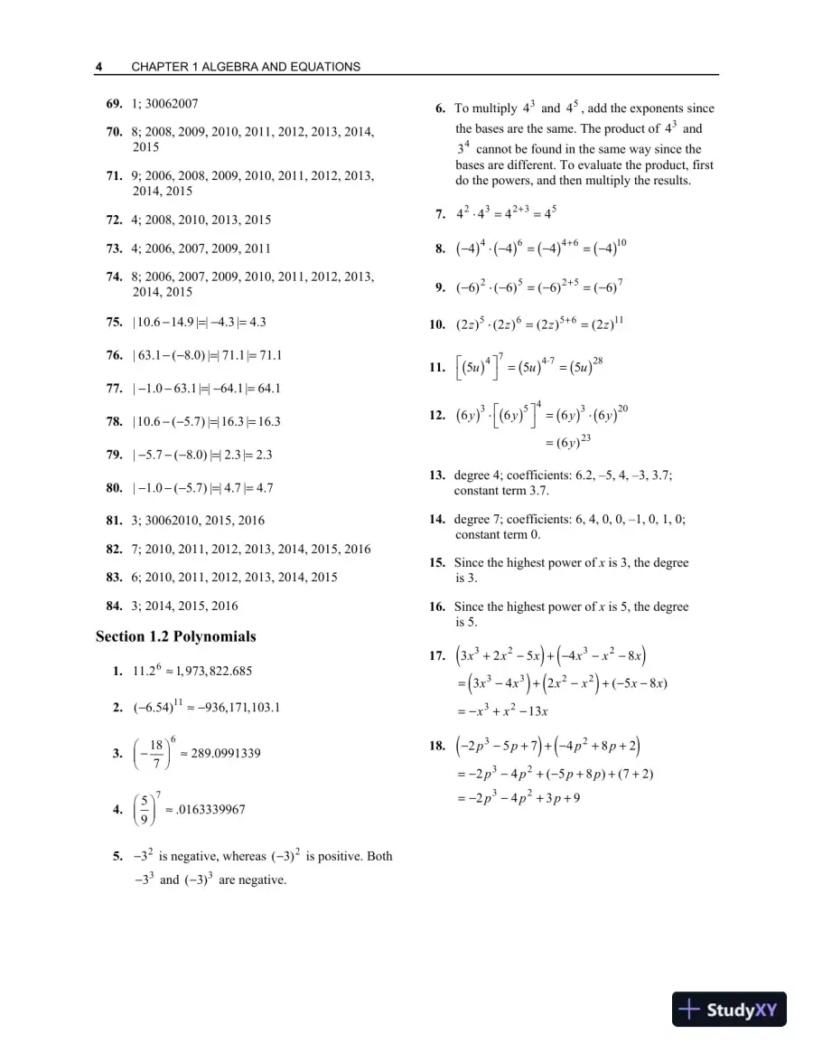 Solution Manual for Finite Mathematics with Applications In the Management, Natural, and Social Sciences, 12th Edition, page 7