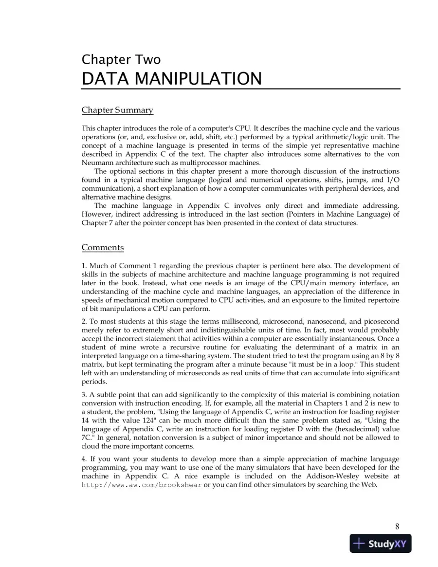 Solution Manual for Computer Science: An Overview, 13th Edition, page 11