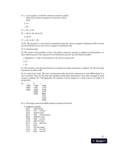 Solution Manual for Computer Science: An Overview, 13th Edition - Page 15 preview image