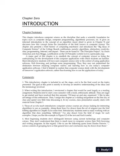 Solution Manual for Computer Science: An Overview, 13th Edition - Page 3 preview image