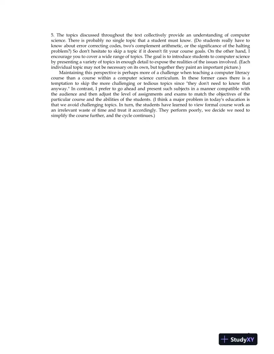 Solution Manual for Computer Science: An Overview, 13th Edition, page 4