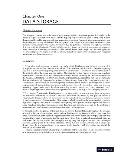 Solution Manual for Computer Science: An Overview, 13th Edition - Page 5 preview image