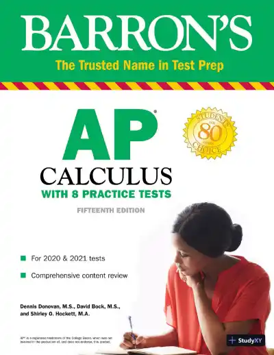 AP Calculus: With 8 Practice Tests, 15th Edition (2020) - Page 1 preview image
