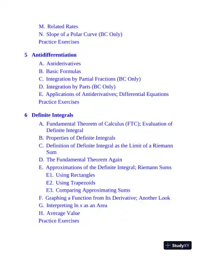 AP Calculus: With 8 Practice Tests, 15th Edition (2020) - Page 10 preview image