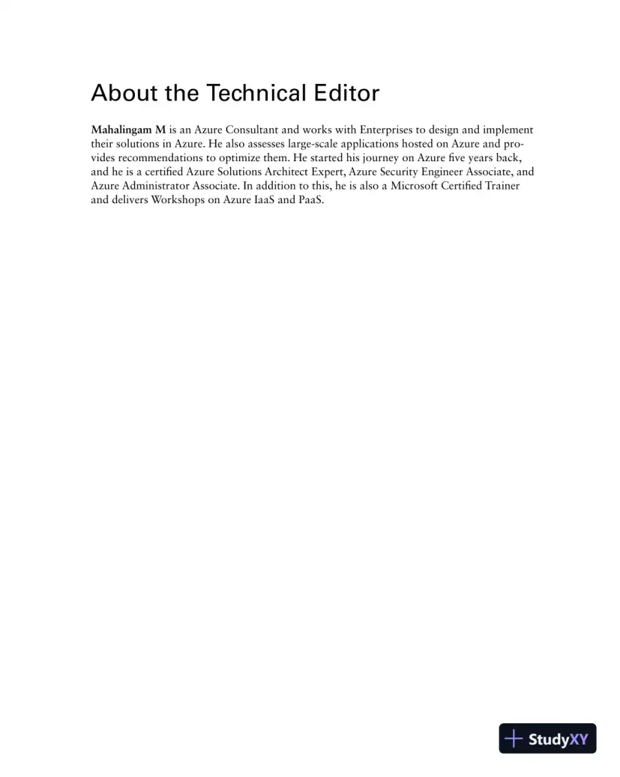 MCA Microsoft Certified Associate Azure Administrator Study Guide: Exam AZ-104 (2022), page 12