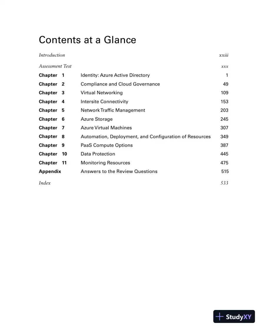 MCA Microsoft Certified Associate Azure Administrator Study Guide: Exam AZ-104 (2022), page 14