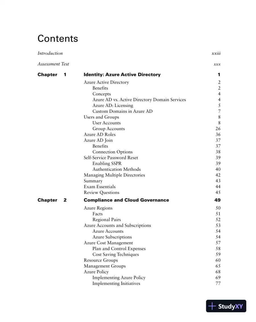 MCA Microsoft Certified Associate Azure Administrator Study Guide: Exam AZ-104 (2022), page 16