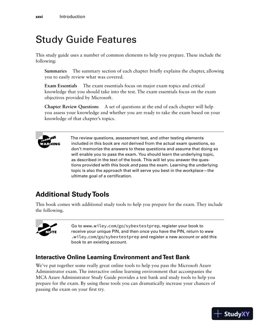 MCA Microsoft Certified Associate Azure Administrator Study Guide: Exam AZ-104 (2022), page 29