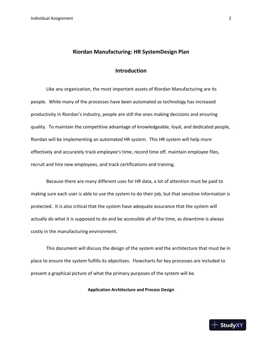 BSA/375: Fundamentals of Business Systems Development, page 3