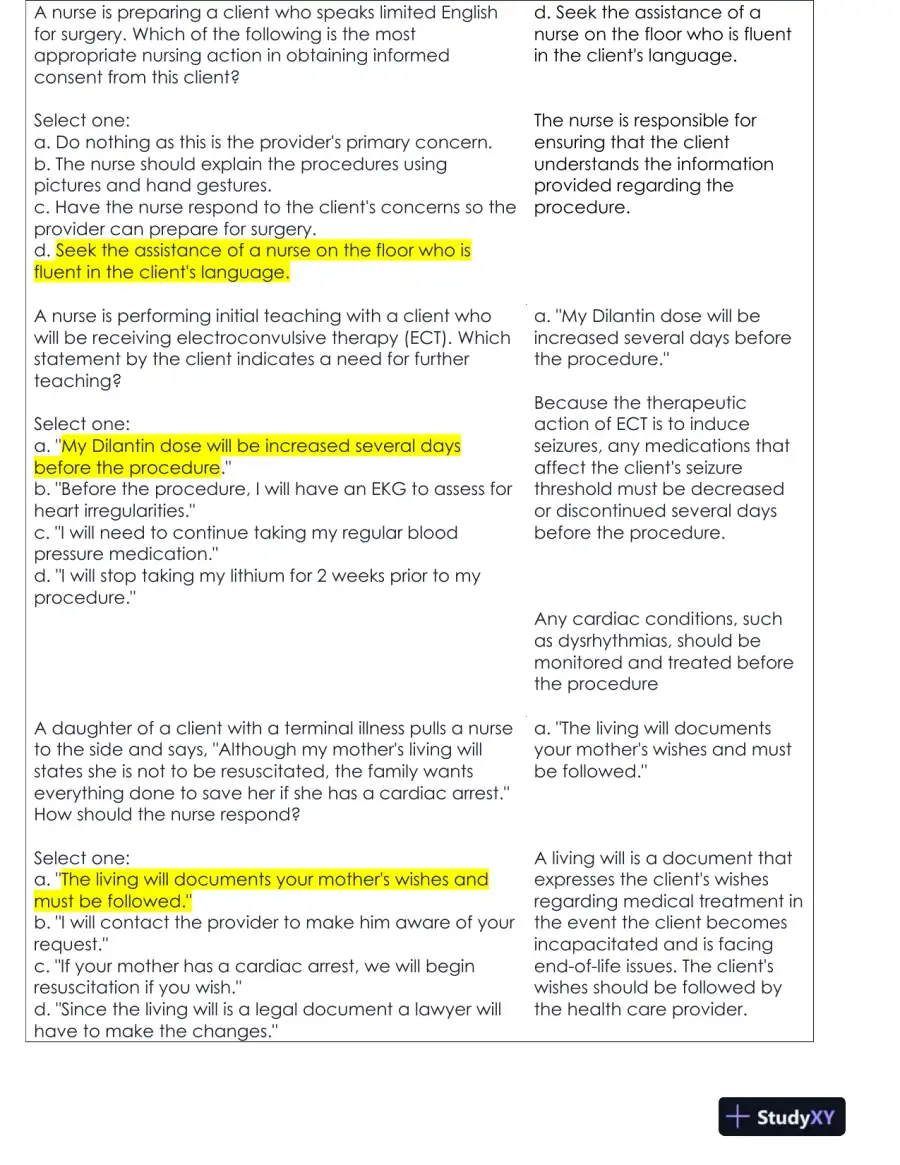 ATI RN Leadership Management Proctored Exam With NGN Version 2 With Answers (28 Solved Questions), page 3