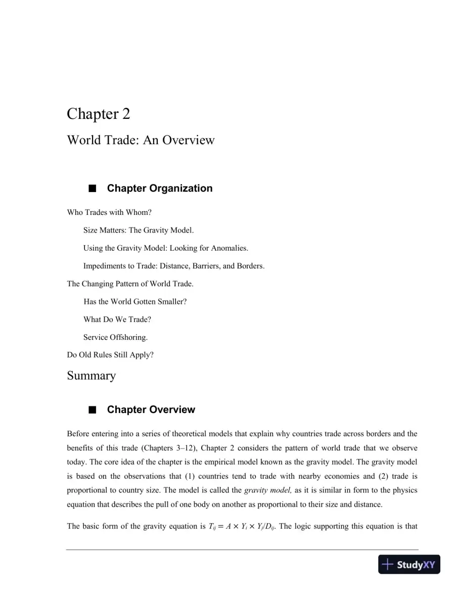Solution Manual for International Economics Theory and Policy, 11th Edition, page 6