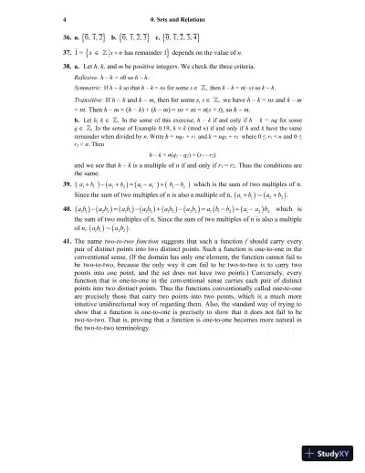 Solution Manual for First Course in Abstract Algebra, A, 8th Edition - Page 10 preview image