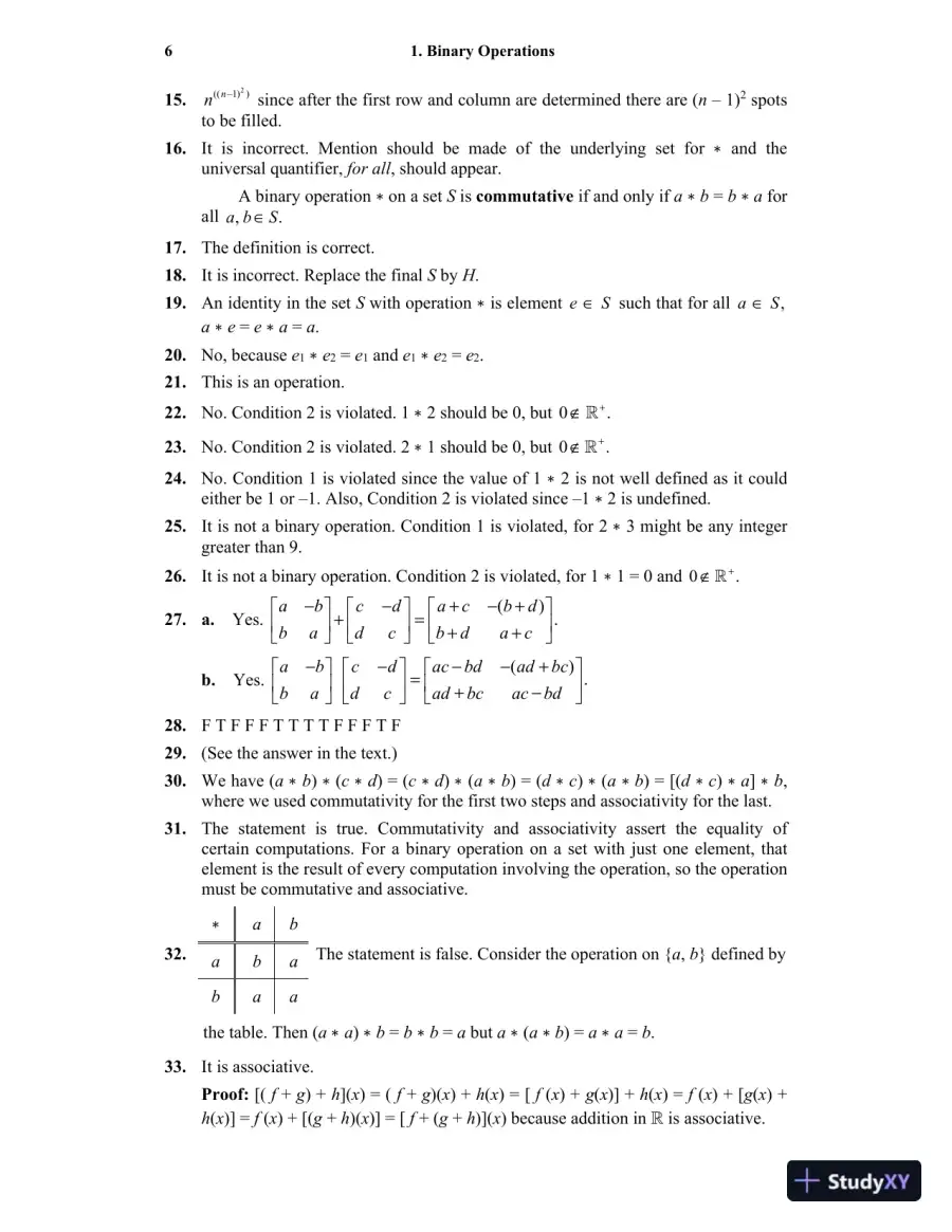 Solution Manual for First Course in Abstract Algebra, A, 8th Edition, page 12