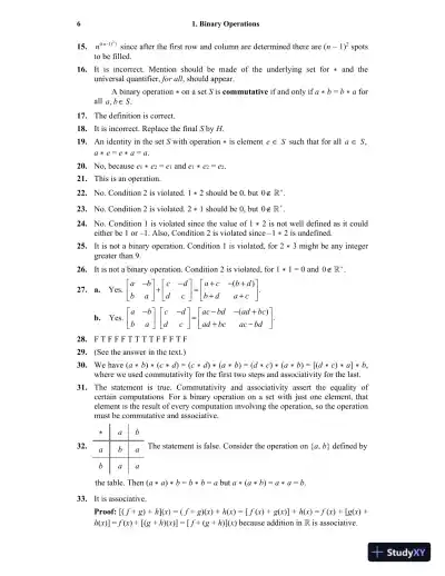 Solution Manual for First Course in Abstract Algebra, A, 8th Edition - Page 12 preview image