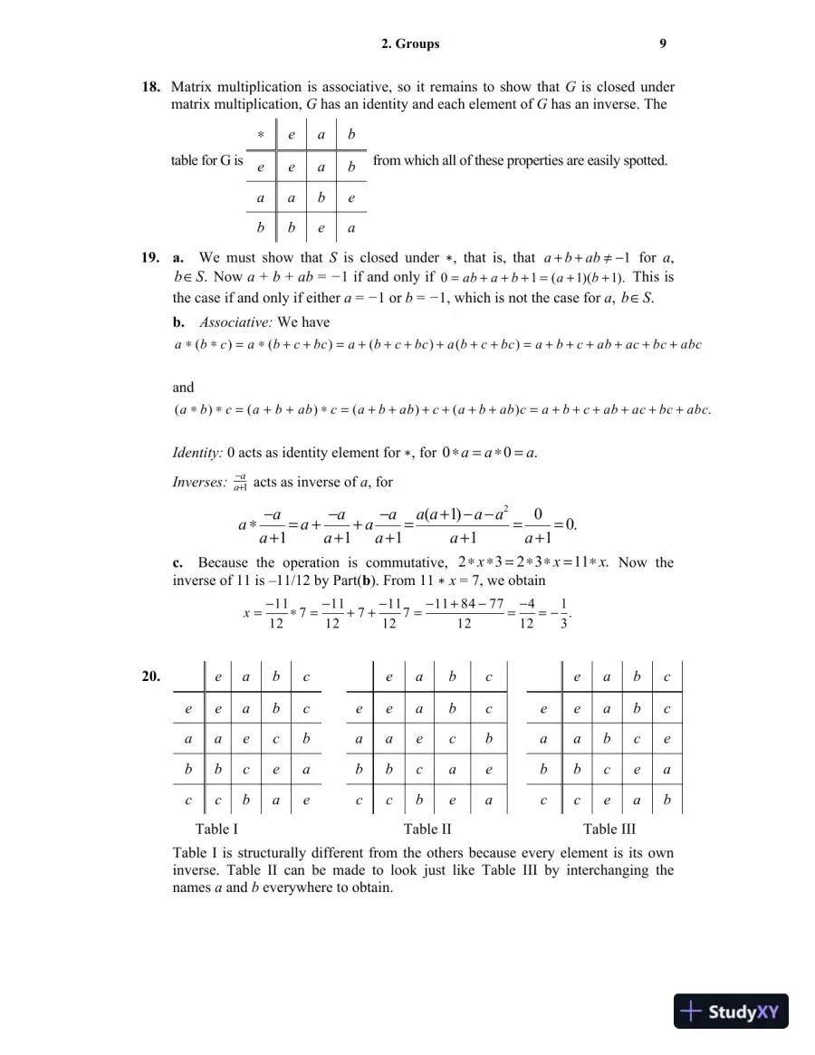 Solution Manual for First Course in Abstract Algebra, A, 8th Edition, page 15