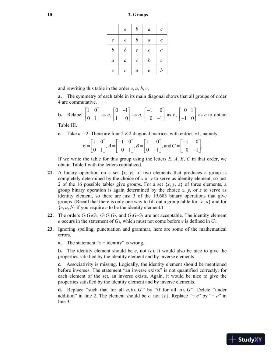 Solution Manual for First Course in Abstract Algebra, A, 8th Edition, page 16