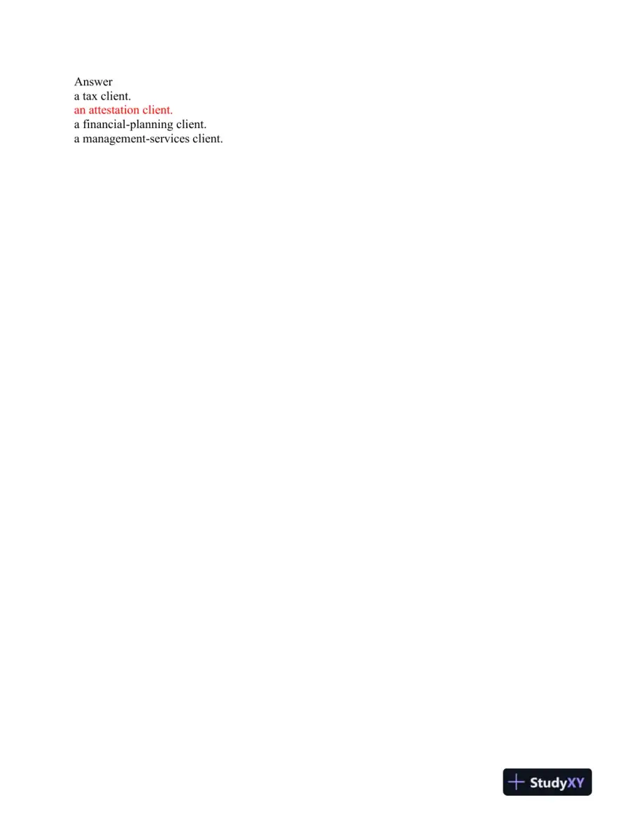 ACC 562 Auditing and Professional Conduct: A Comprehensive Assessment, page 7