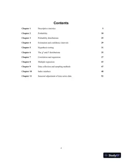 Solution Manual for Statistics for Economics, Accounting and Business Studies , 7th Edition - Page 3 preview image