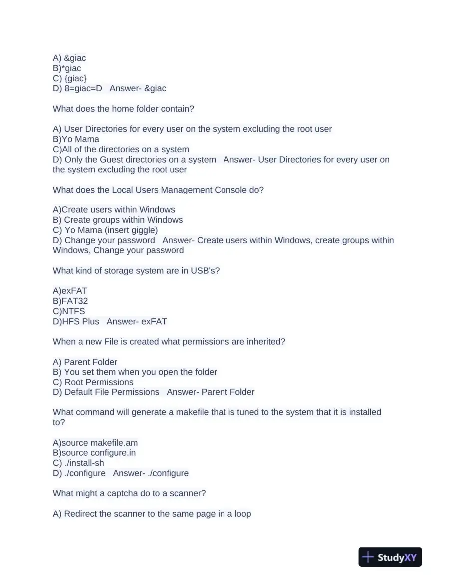 2023 GFACT Computer Science Certification Exam With Answers (162 Solved Questions), page 5