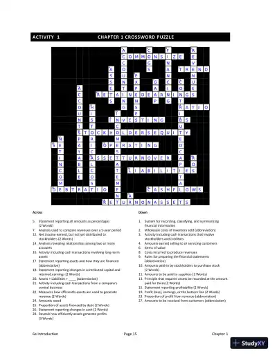 Solution Manual for Interpreting and Analyzing Financial Statements, 6th Edition - Page 1 preview image