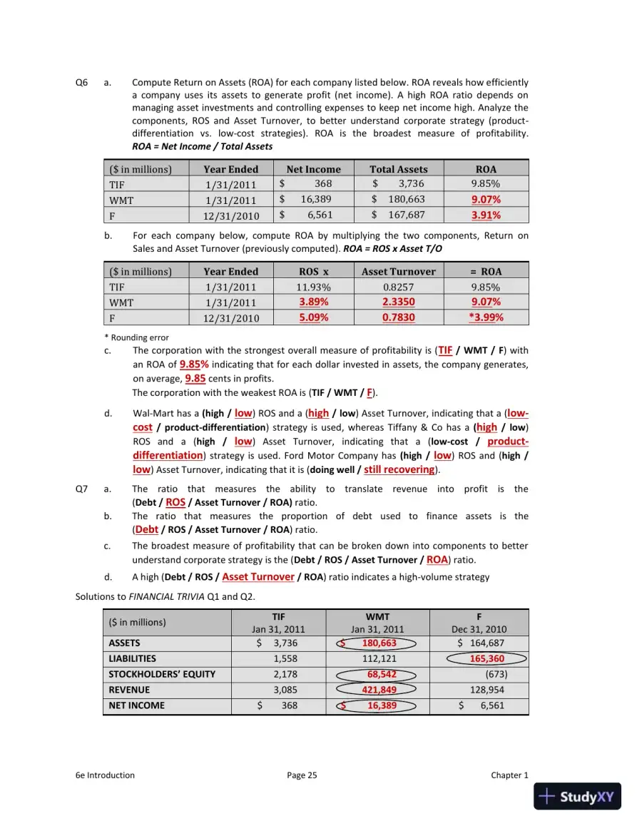 Solution Manual for Interpreting and Analyzing Financial Statements, 6th Edition, page 12